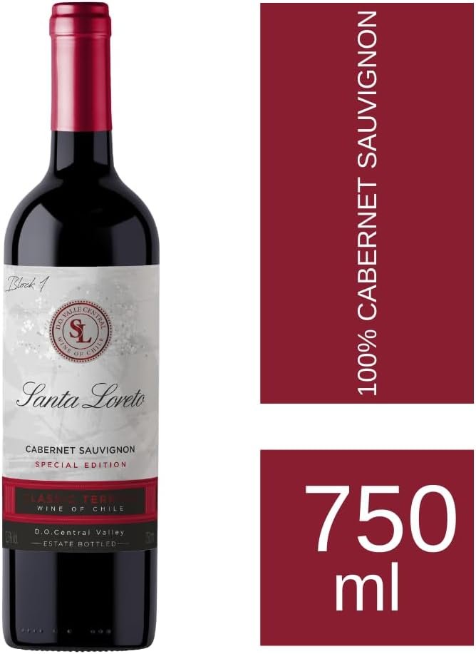 Vinho Fino Tinto Chileno Santa Loreto Varietal Cabernet Sauvignon 750ml - Imagem 2
