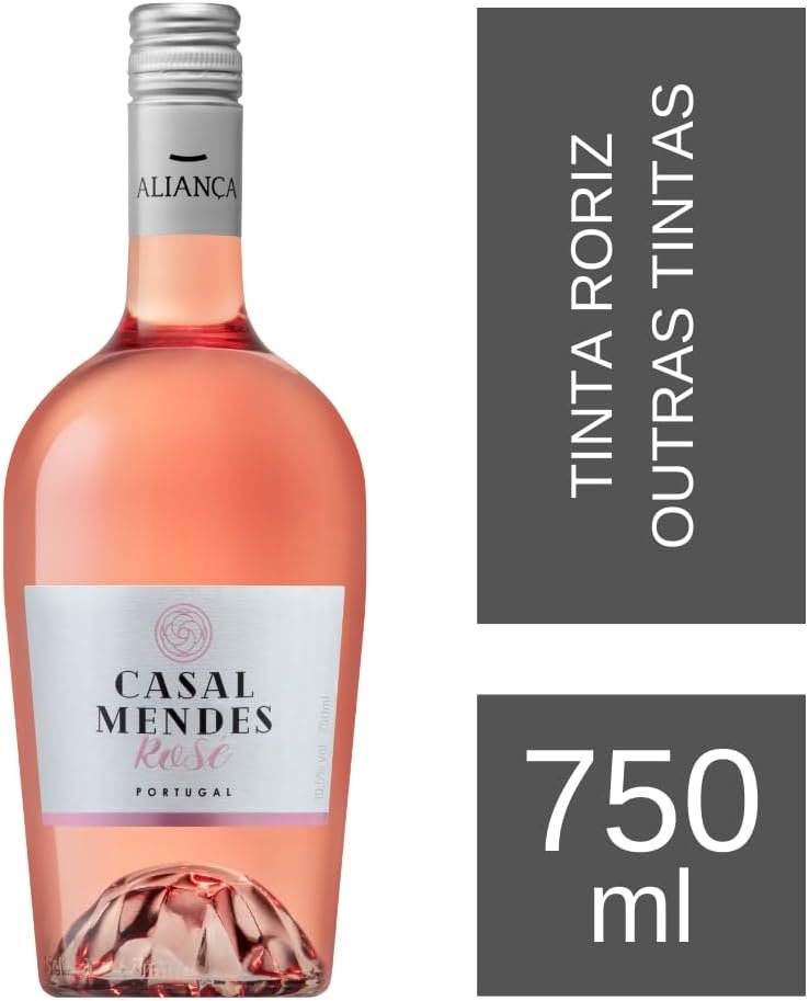 Vinho Rosé Português Casal Mendes DOC Verde 750ml - Imagem 9