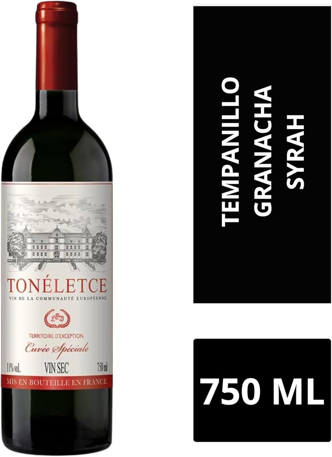 Tonéletce Vinho Tinto Francês 750Ml - Imagem 3