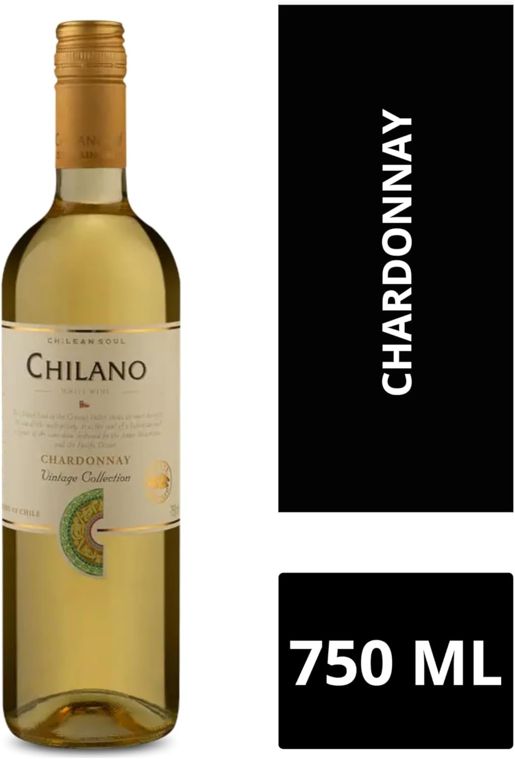 Chilano Vinho Chardonnay 750Ml - Imagem 2