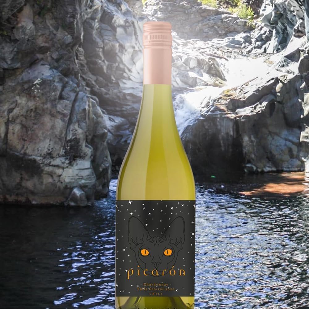 Vinho Chileno Picarón Chardonnay 750ml - Imagem 2