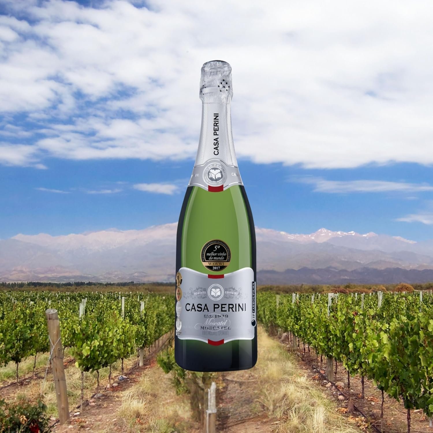 Casa Perini Espumante Moskatel 750 Ml - Imagem 2
