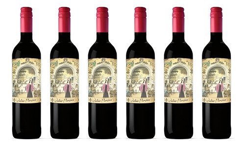 Kit 6 Vinho Tinto Julia Florista 750ml Vidigal Wines