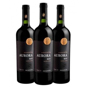Trio Vinho Aurora Reserva Merlot 750ml