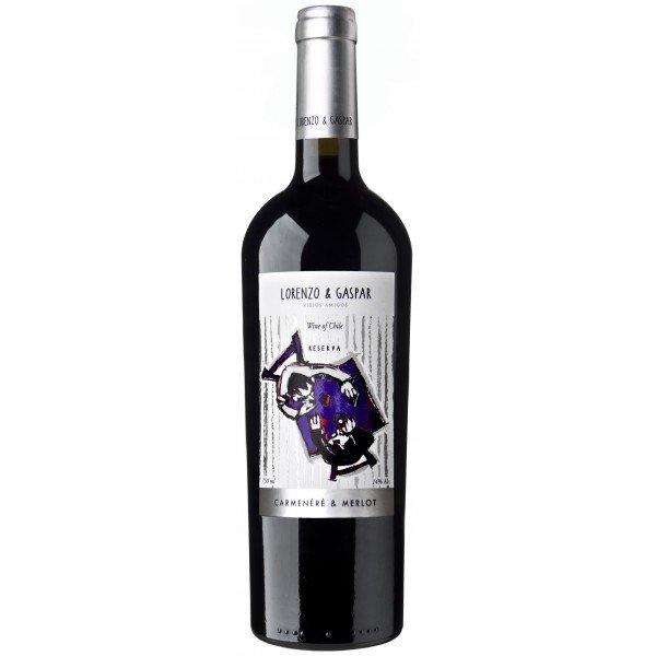 Vinho Lorenzo & Gaspar Gran Reserva Carménère Merlot 750ml