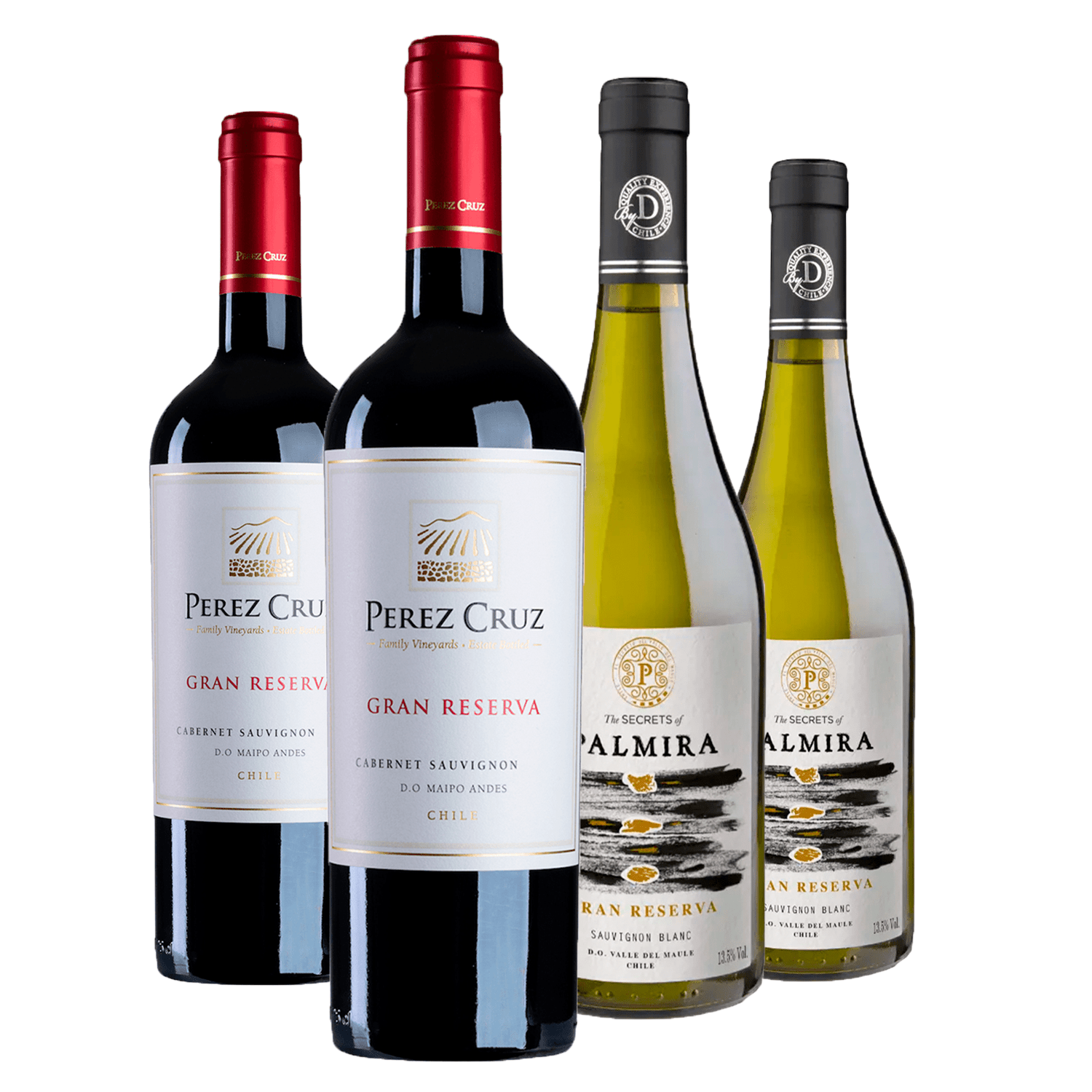 Kit 4 Edição Especial Gran Reserva: Cabernet Sauvignon e Sauvignon Blanc