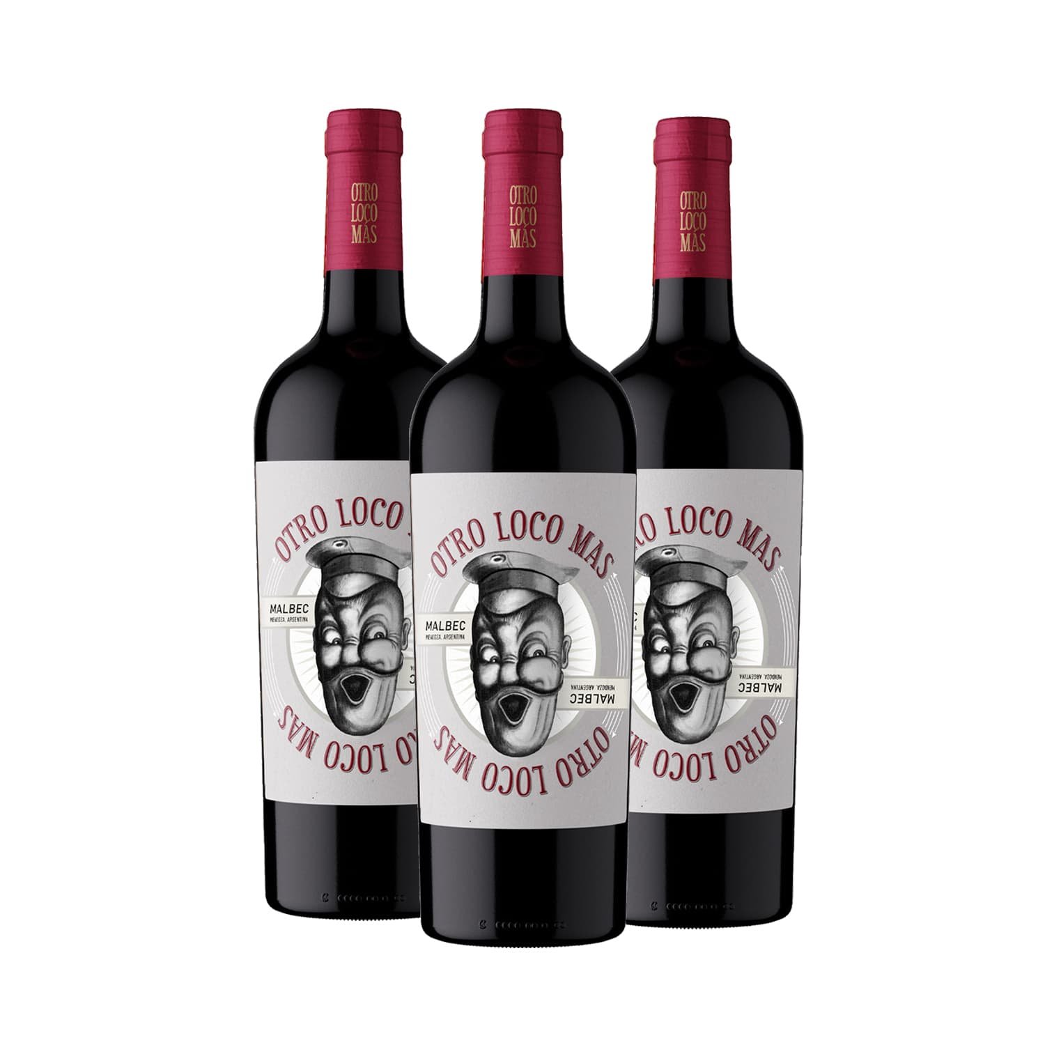Kit 3 Otro Loco Más Malbec
